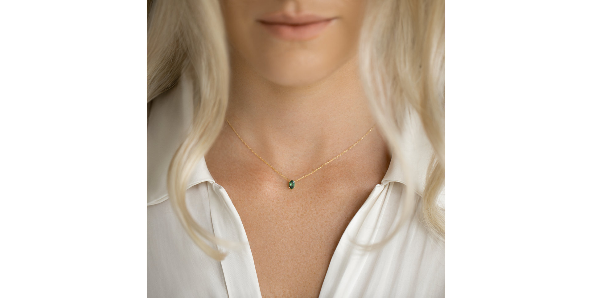 Náhrdelník se safírem Mystic Abyss