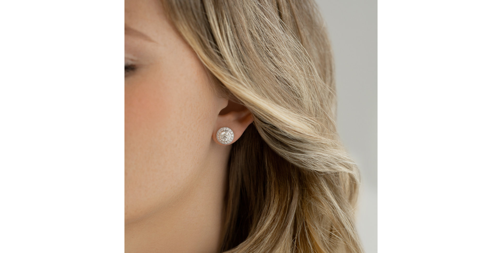 Náušnice s diamanty Snowy Claire