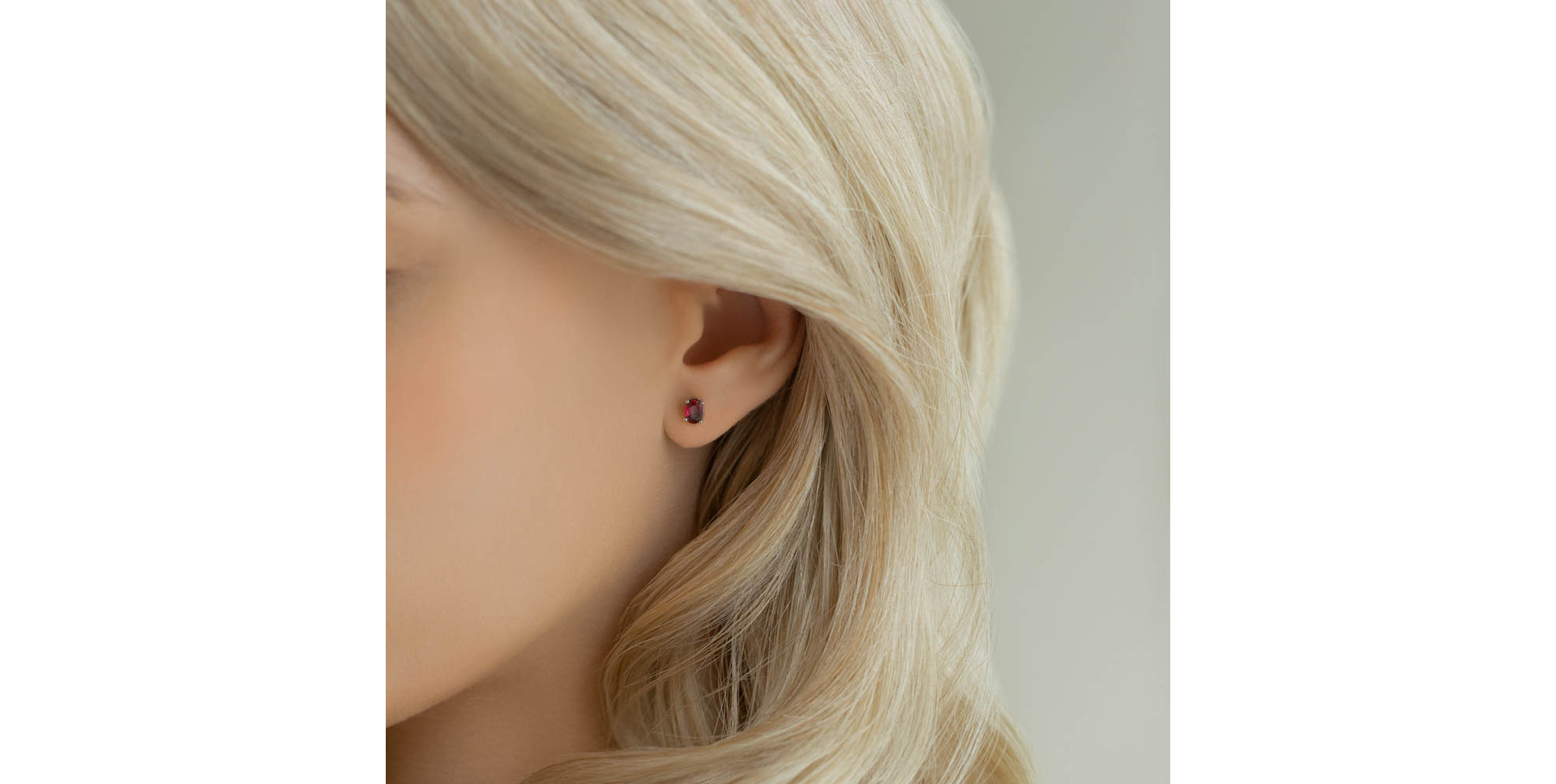 Náušnice s granátem Mystic Abyss