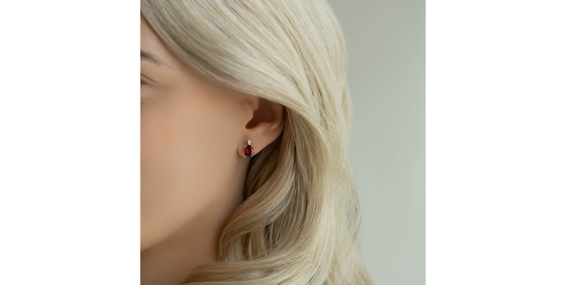 Náušnice s diamantem a citrínem Royal Aura