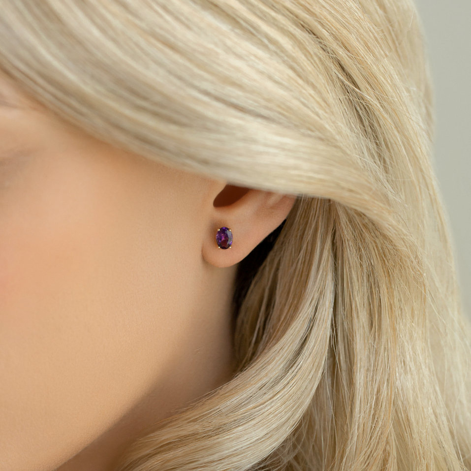 Náušnice s tanzanitem Mystic Abyss