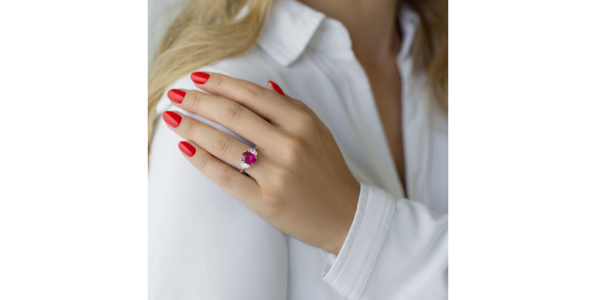 Prsten s diamanty a turmalínem Dynasty Gem