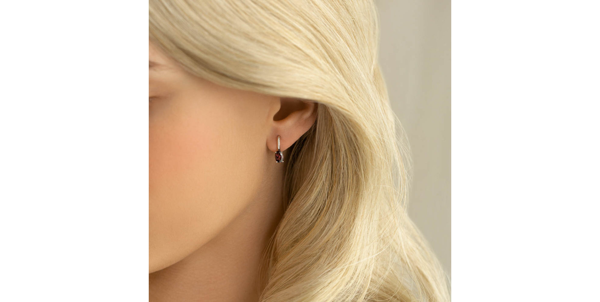 Náušnice s diamanty a turmalínem Lucrezia