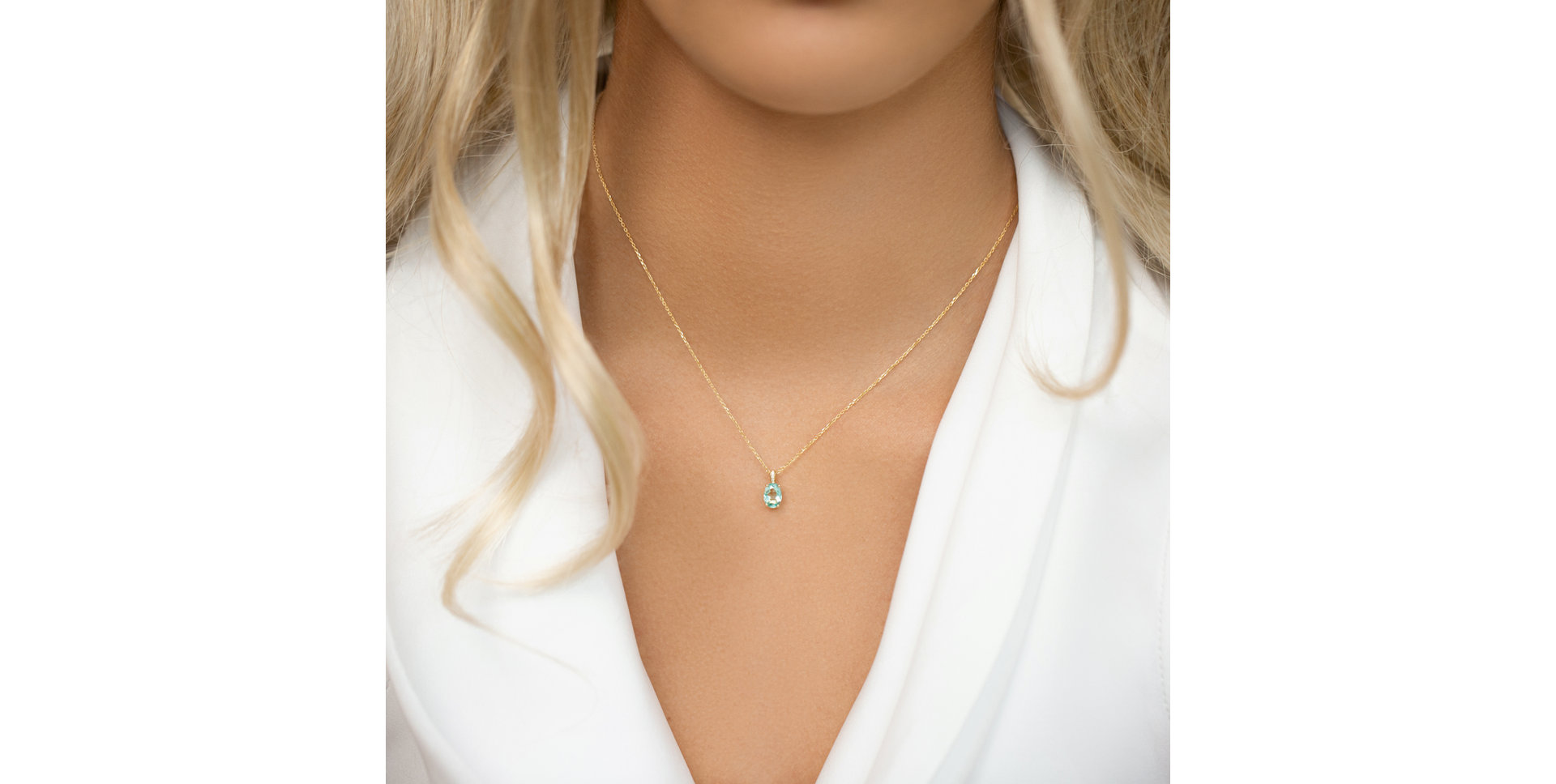 Náhrdelník s diamanty a citrínem Euphemia