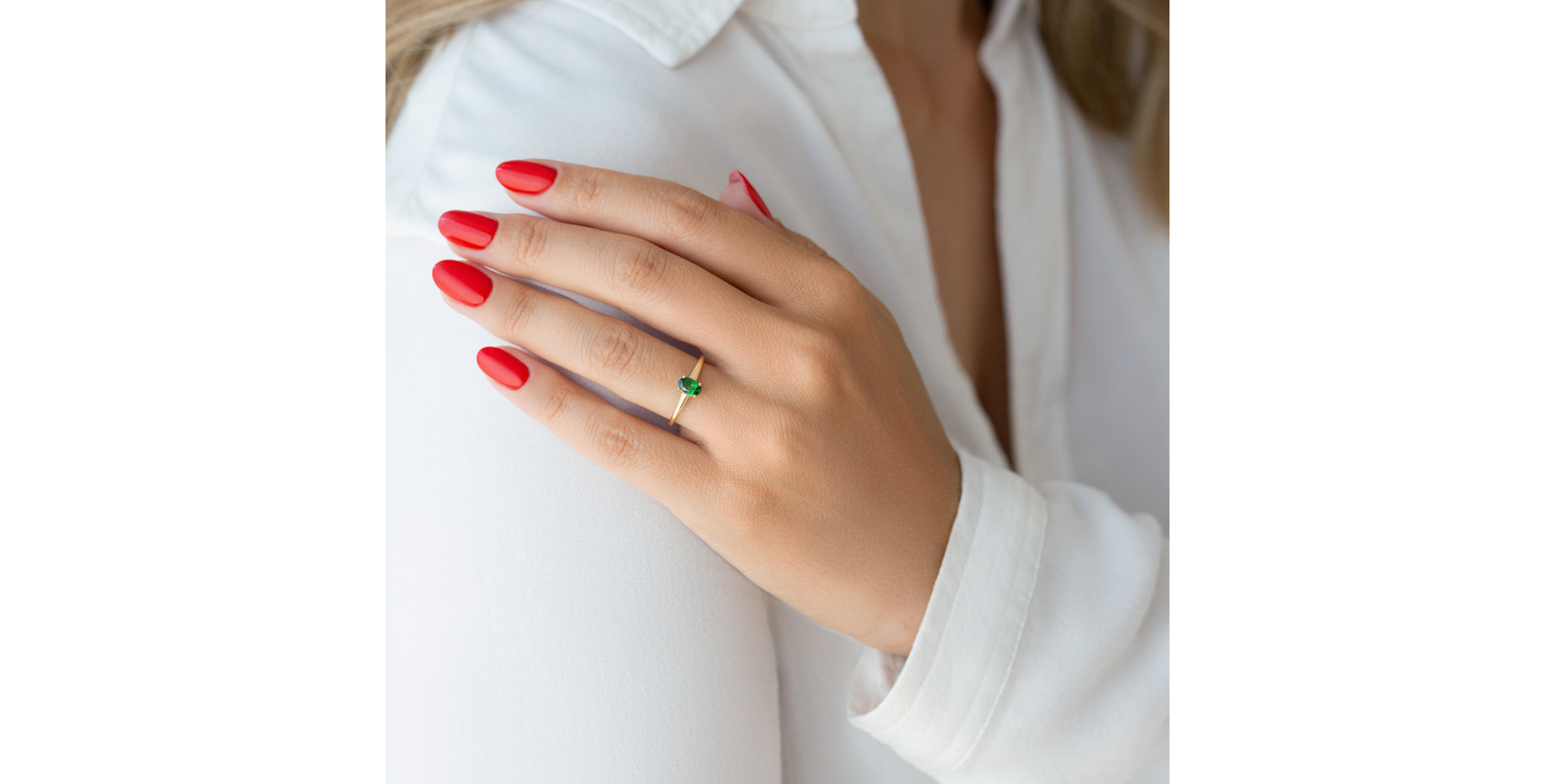 Prsten se smaragdem Mystic Abyss