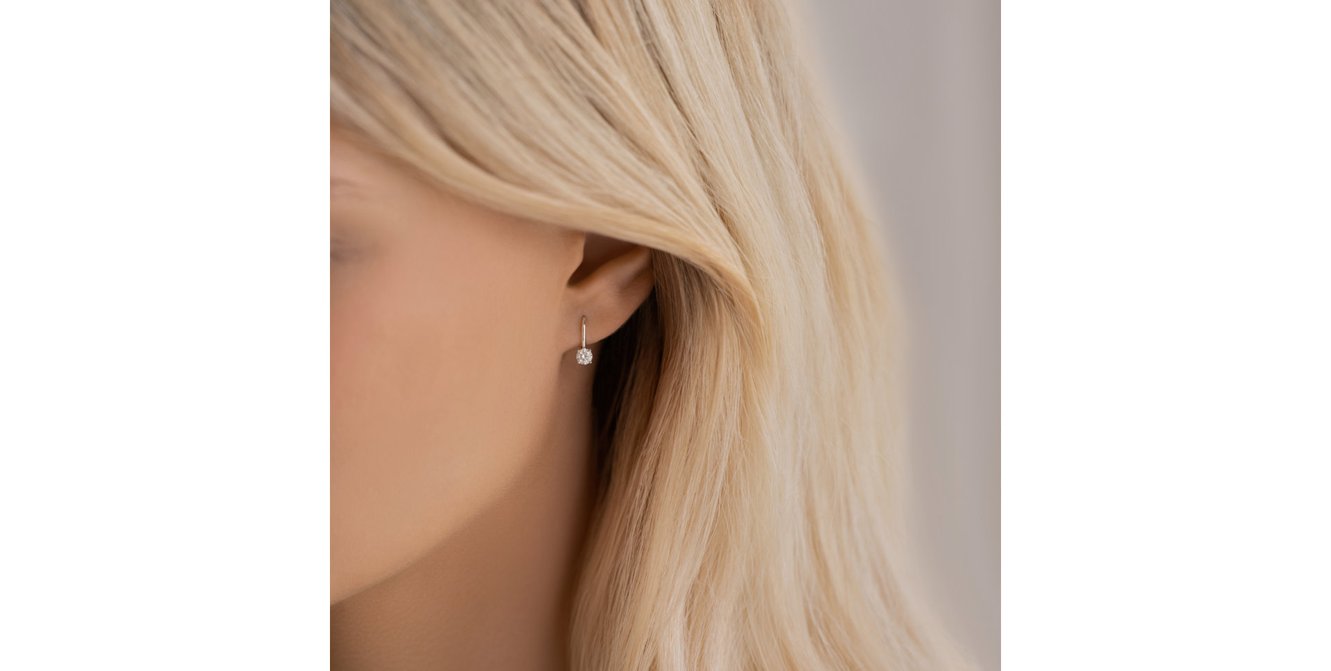 Náušnice s diamantem Gleam