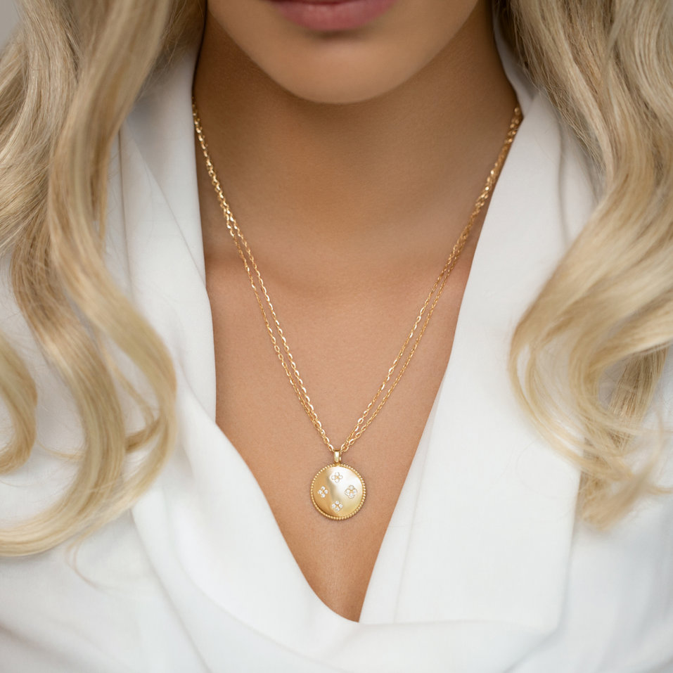 Náhrdelník s diamanty Aveline