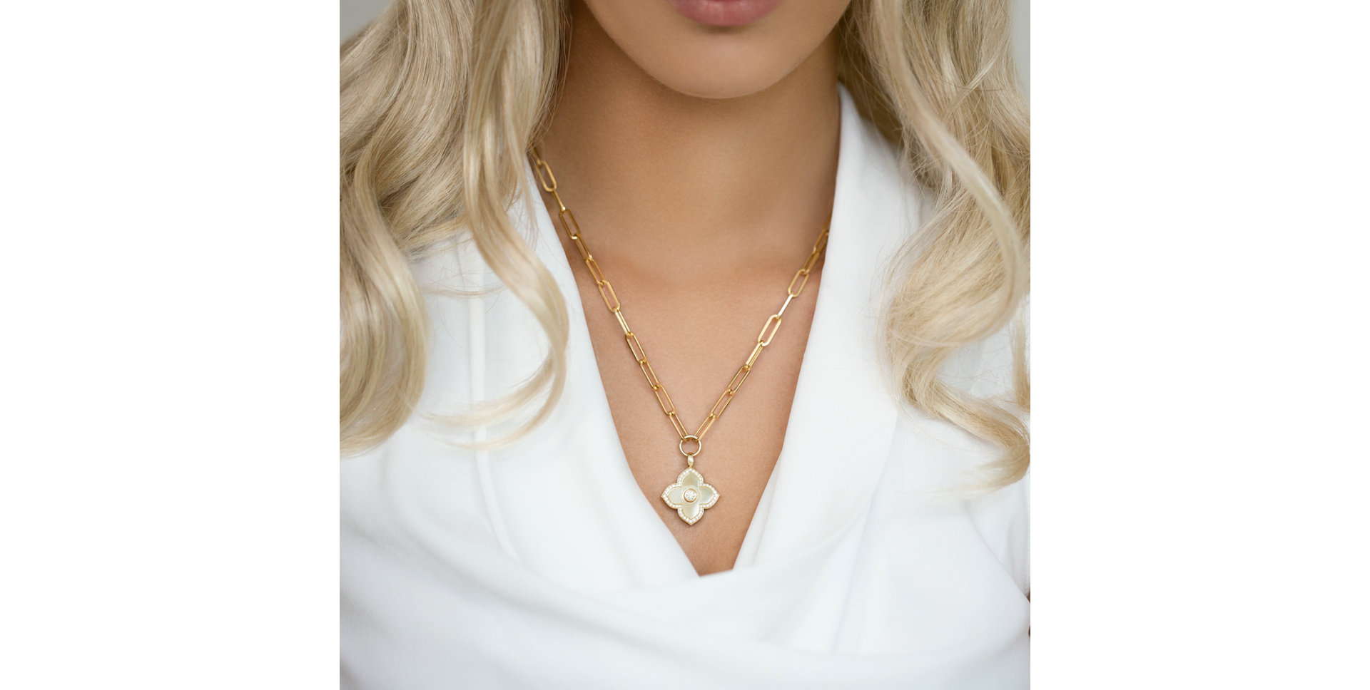 Náhrdelník s diamanty Lucky Star