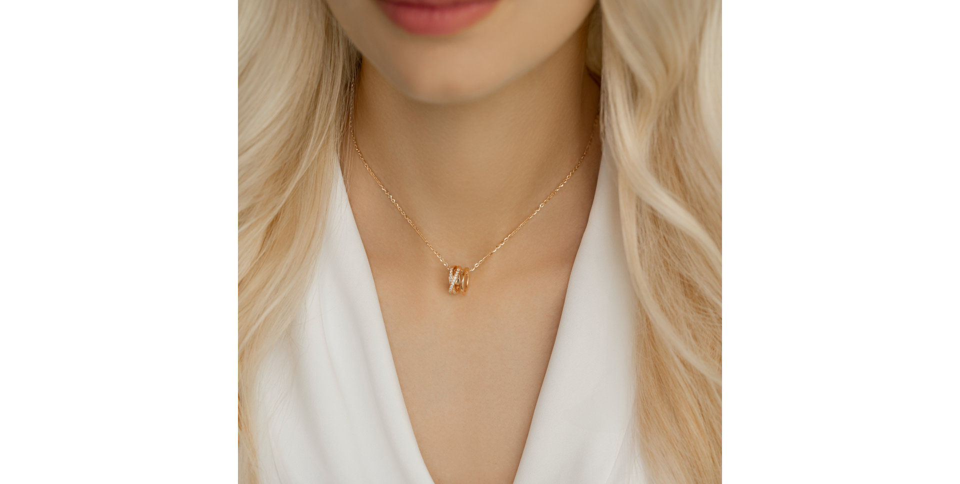 Náhrdelník s diamanty Sven