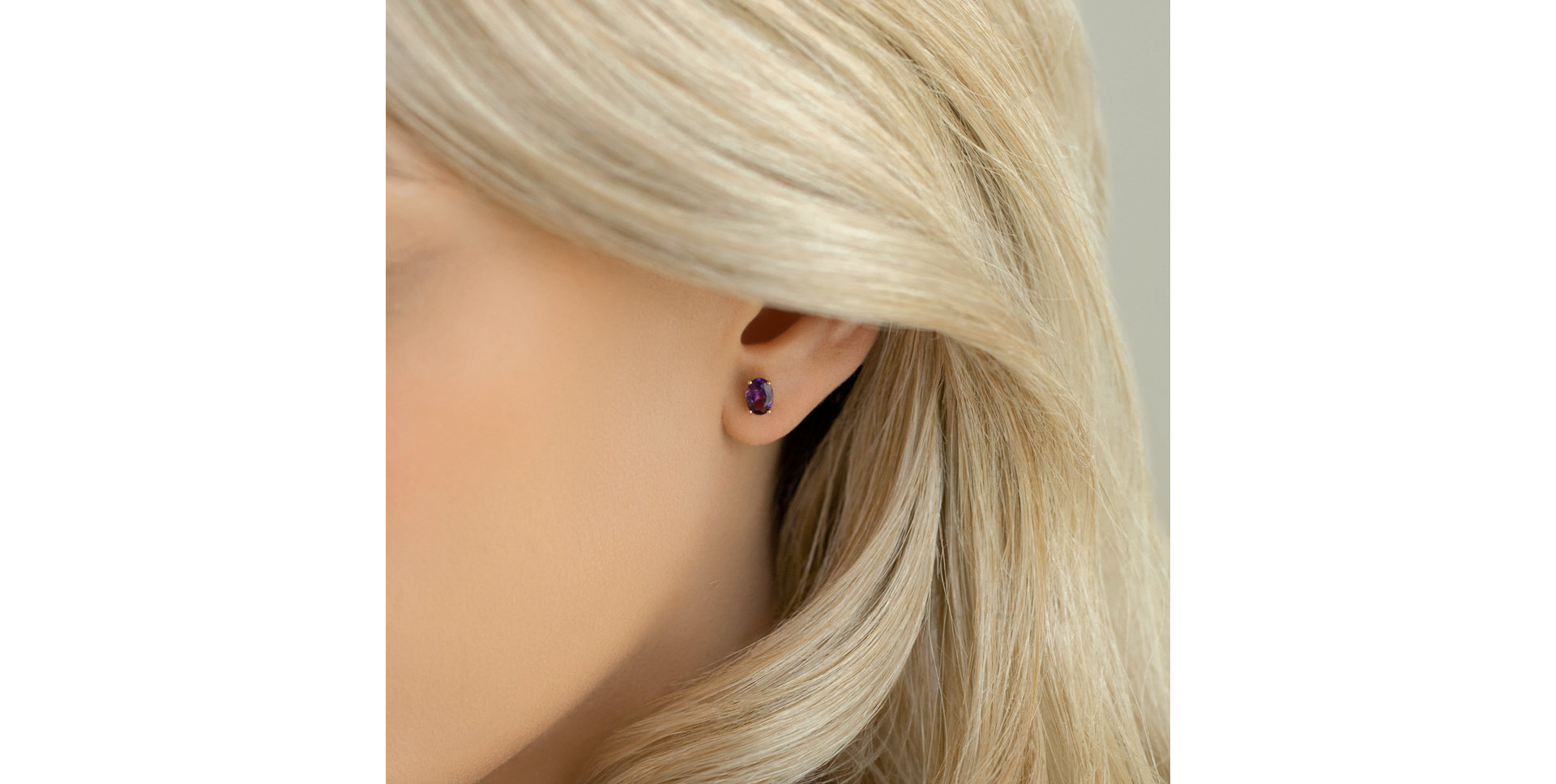 Náušnice s rhodolitem Mystic Abyss