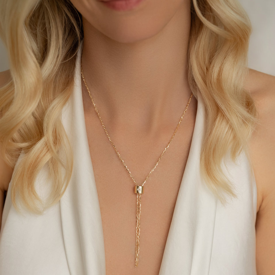 Náhrdelník s diamanty Shine of Sophistication