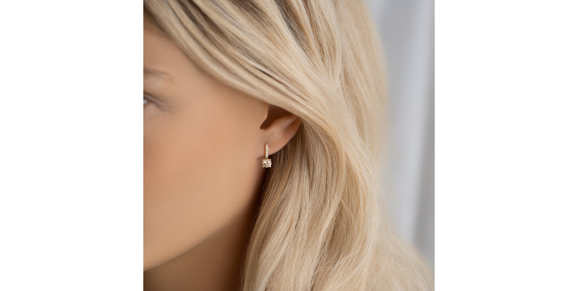 Náušnice s diamanty Desert Shine