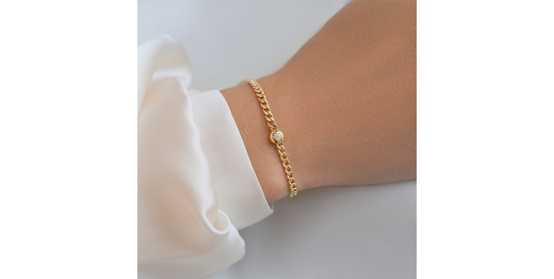 Náramek s diamantem Circle of Clarity