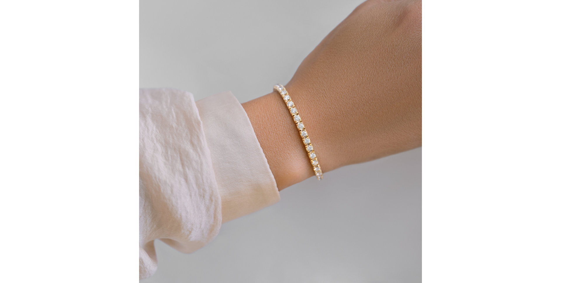 Náramek s diamanty Thanatos