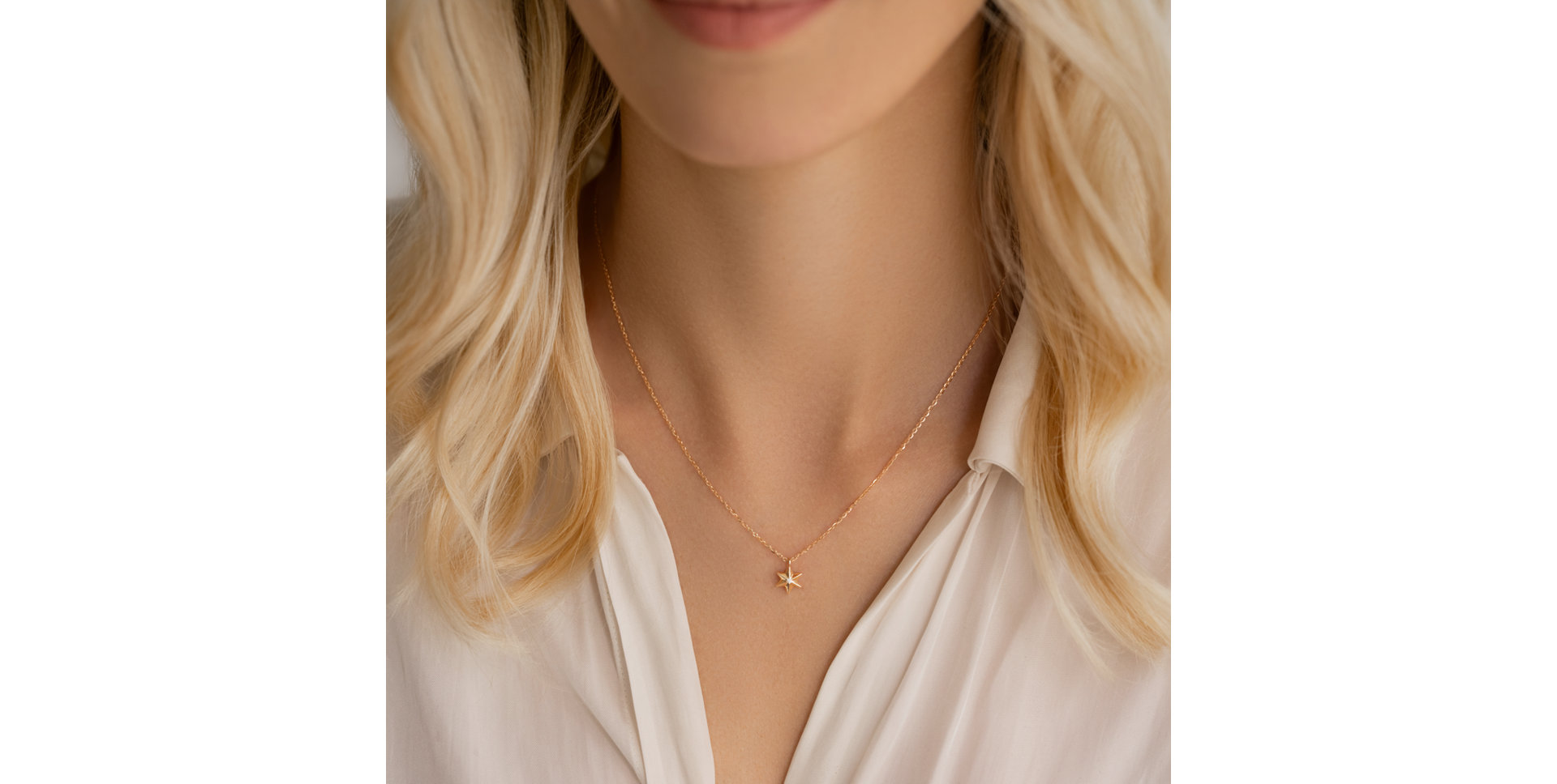 Náhrdelník s diamantem Astraeus