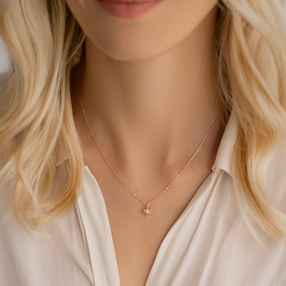 Náhrdelník s diamantem Astraeus