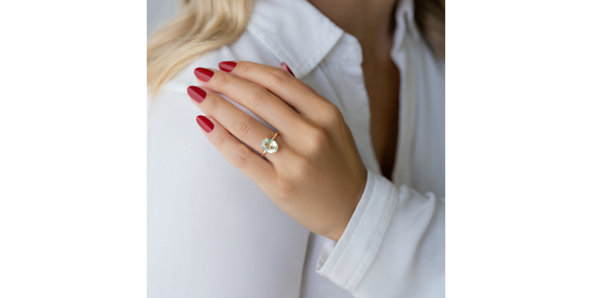 Prsten s diamanty a turmalínem Queen of Magic Bay