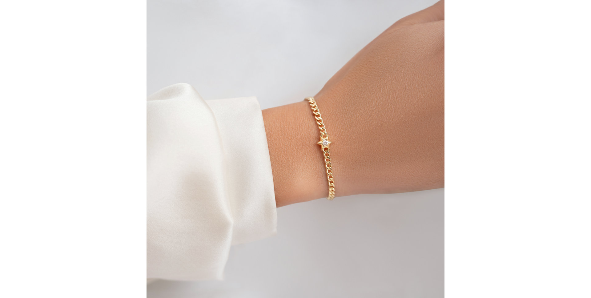 Náramek s diamantem Core of Light