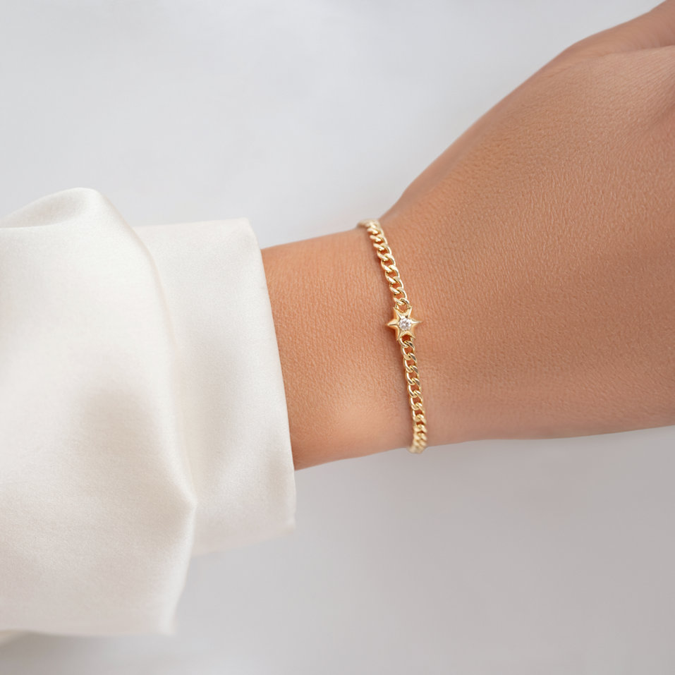 Náramek s diamantem Core of Light