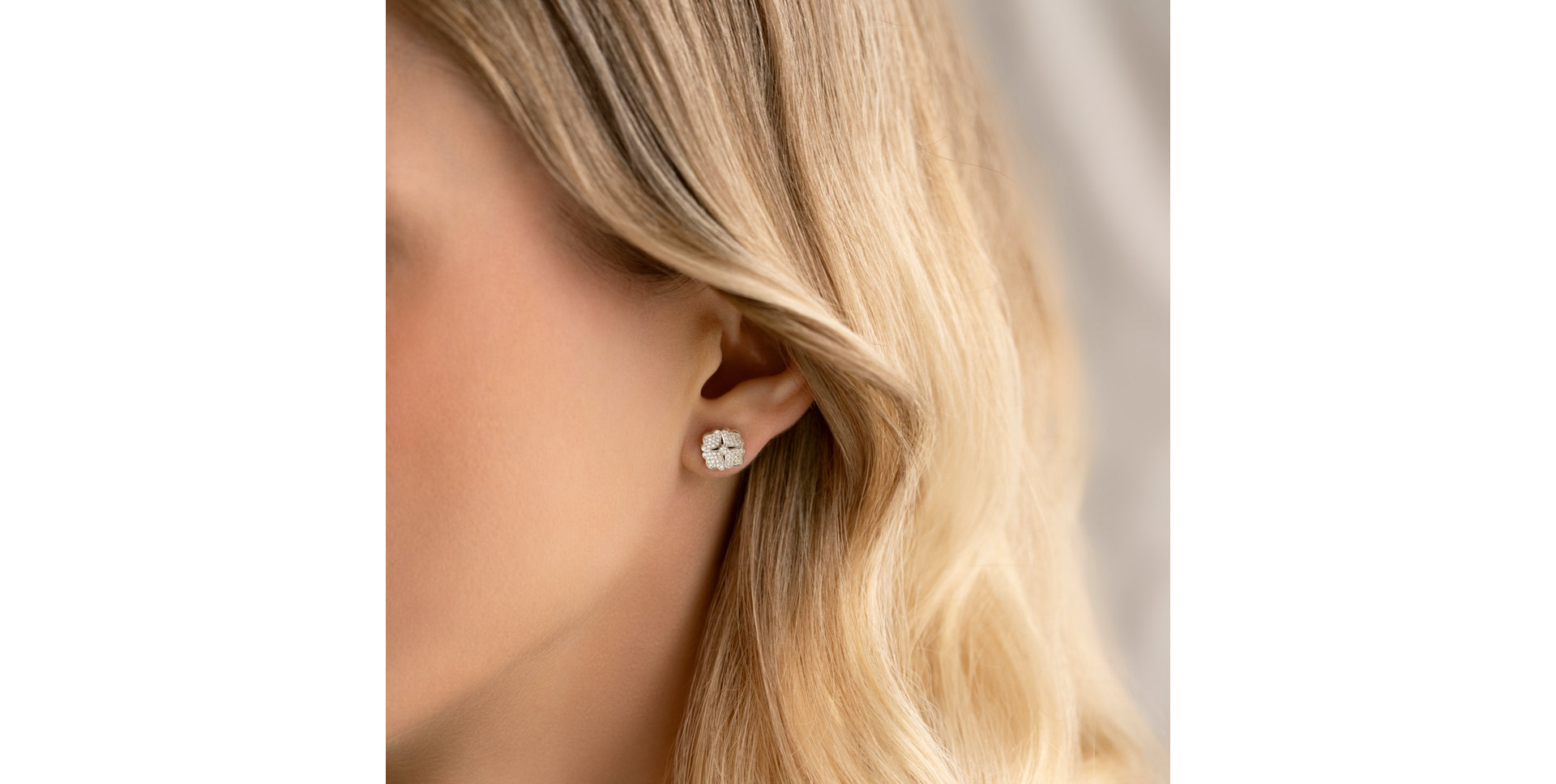 Náušnice s diamanty Elysian Heart