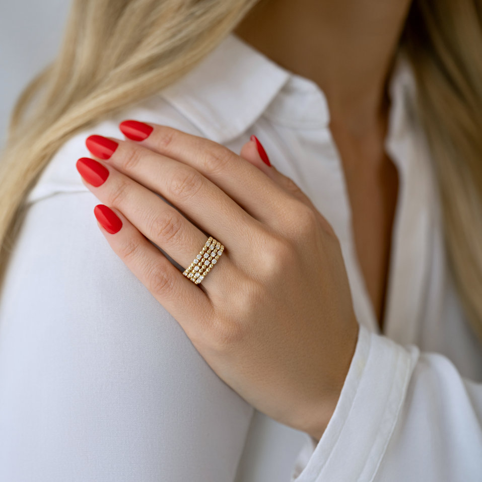 Prsten s diamanty Eladio