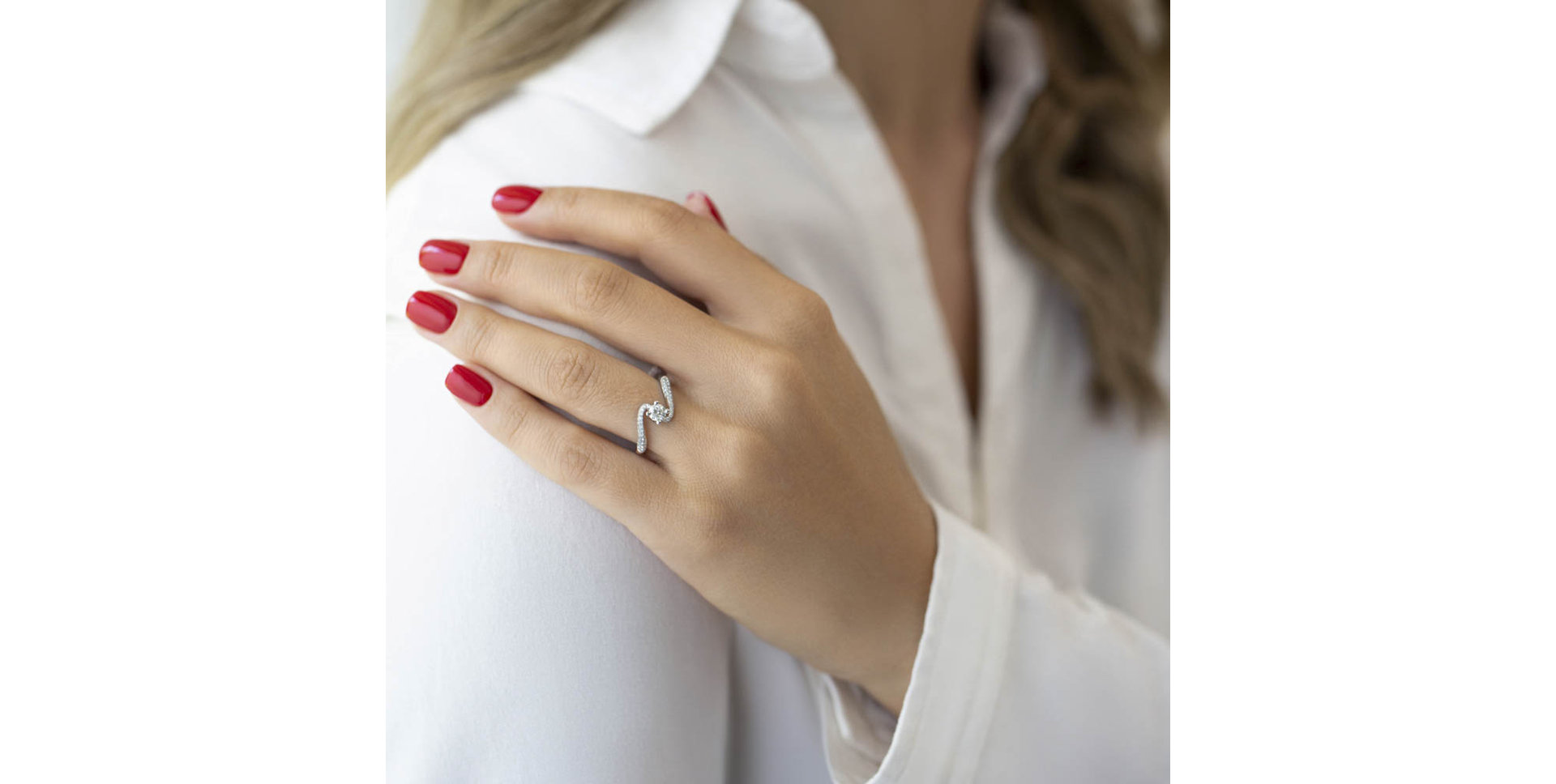 Prsten s diamanty Aline