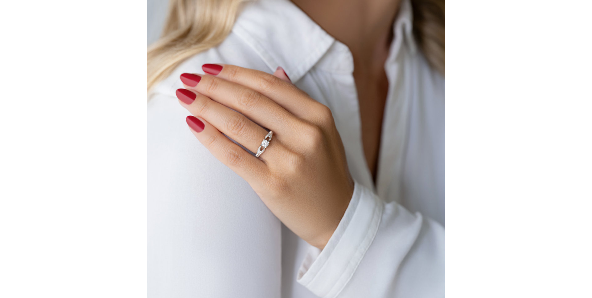 Prsten s diamanty Aluna