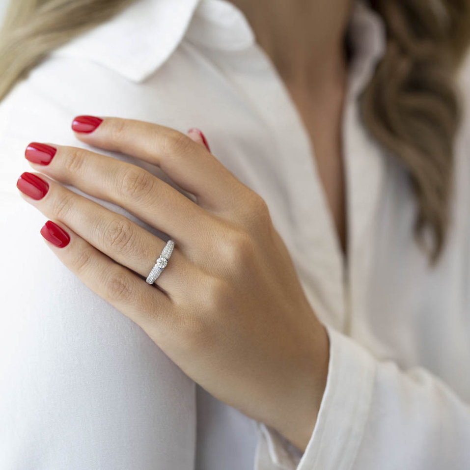 Prsten s diamanty Maurice