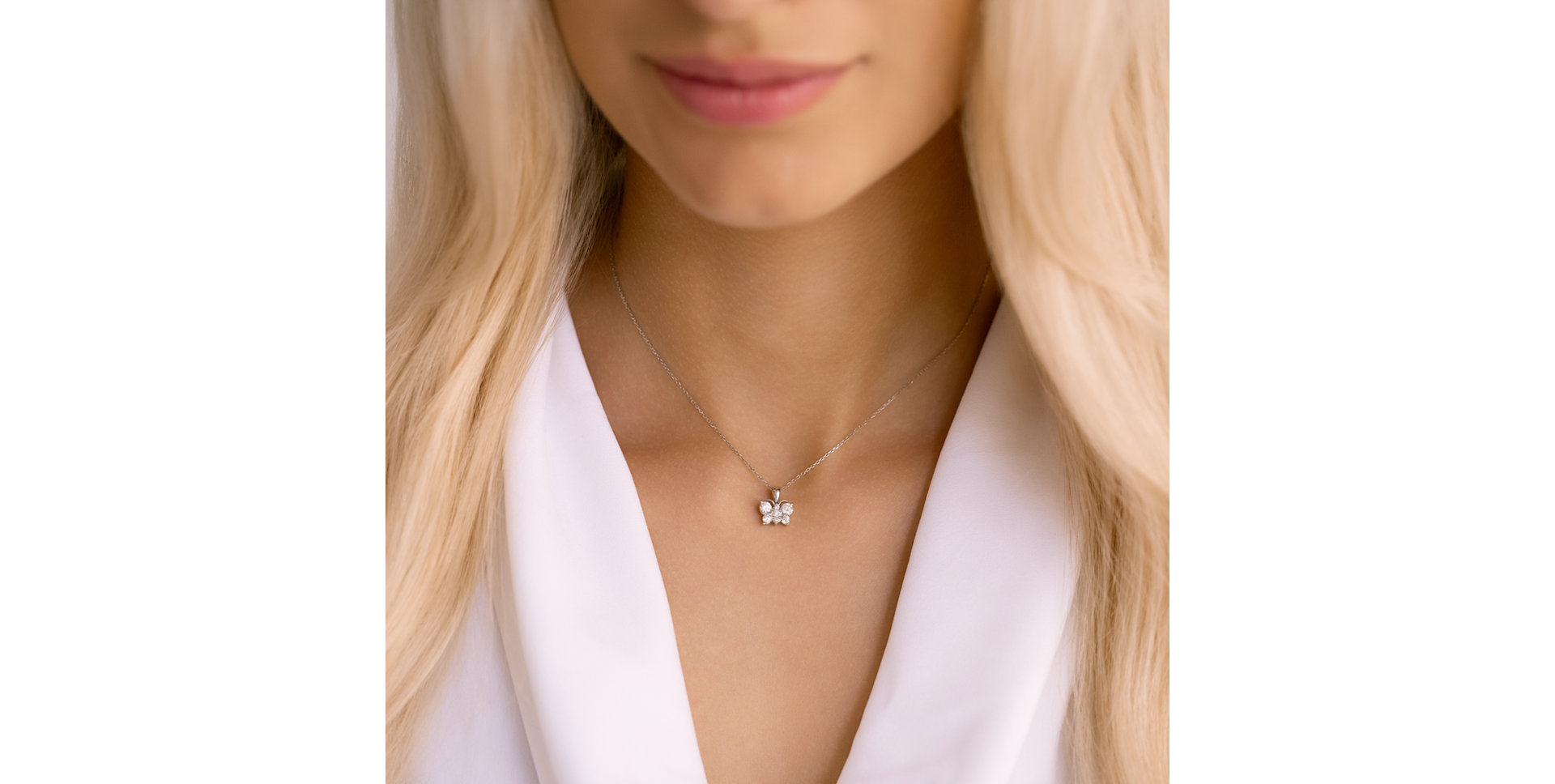 Přívěs s diamanty Butterfly Soul
