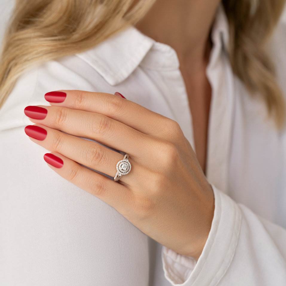 Prsten s diamanty Stéphane