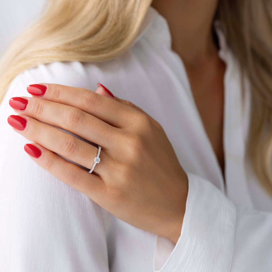 Prsten s diamanty Mette