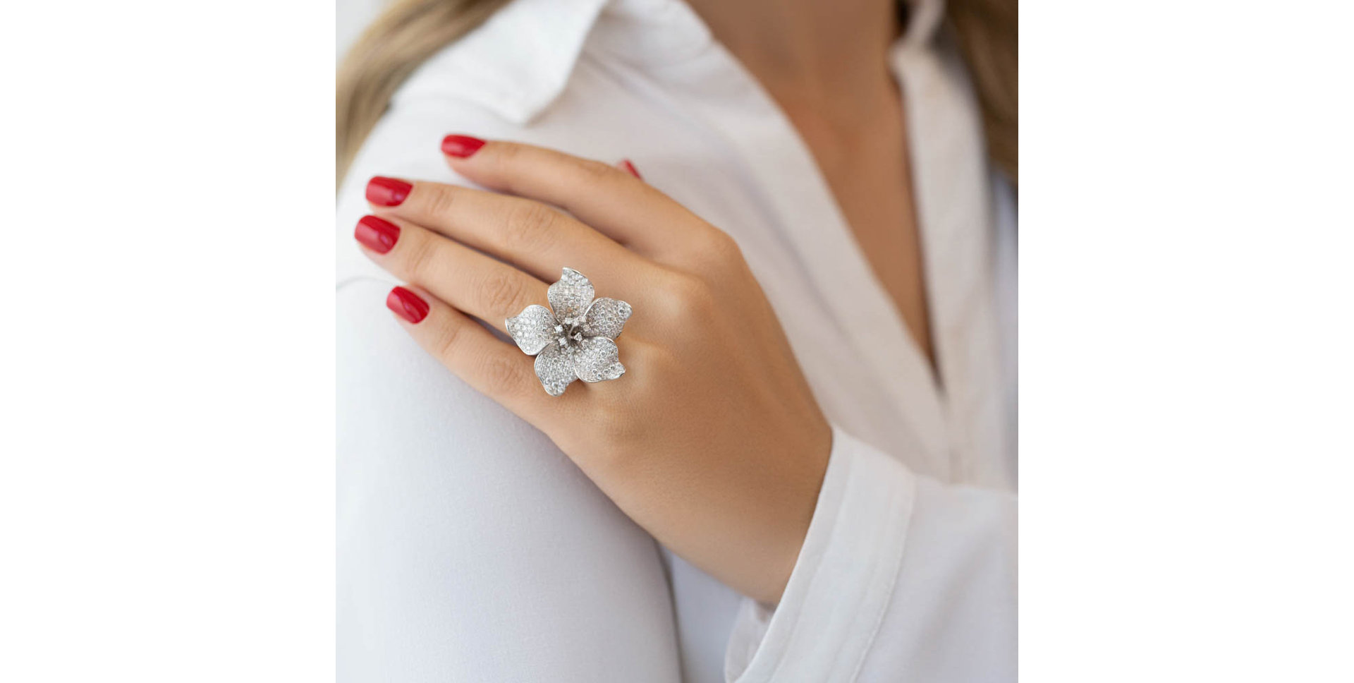 Prsten s diamanty Oleandra