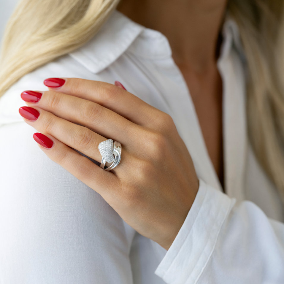 Prsten s diamanty Eclipse of Diamonds