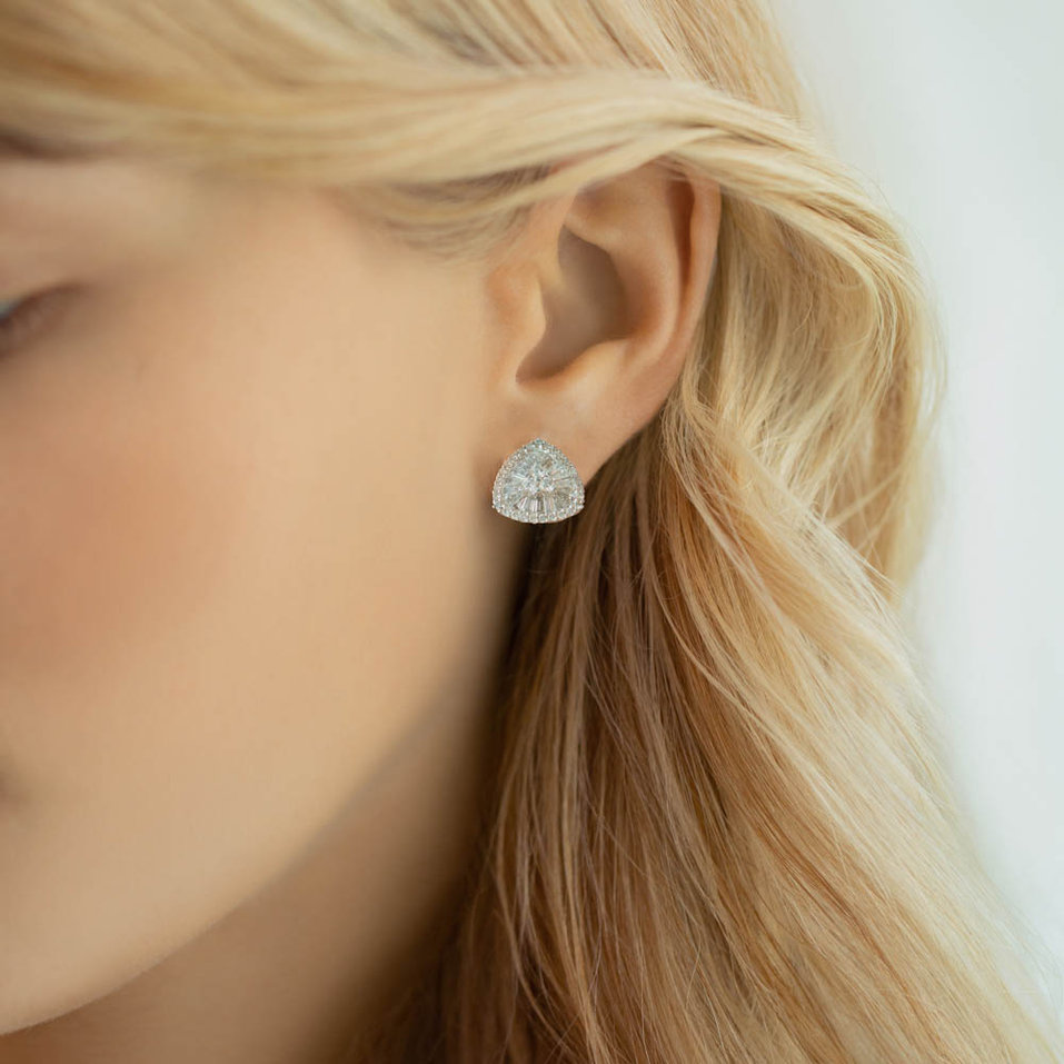 Náušnice s diamanty Derry