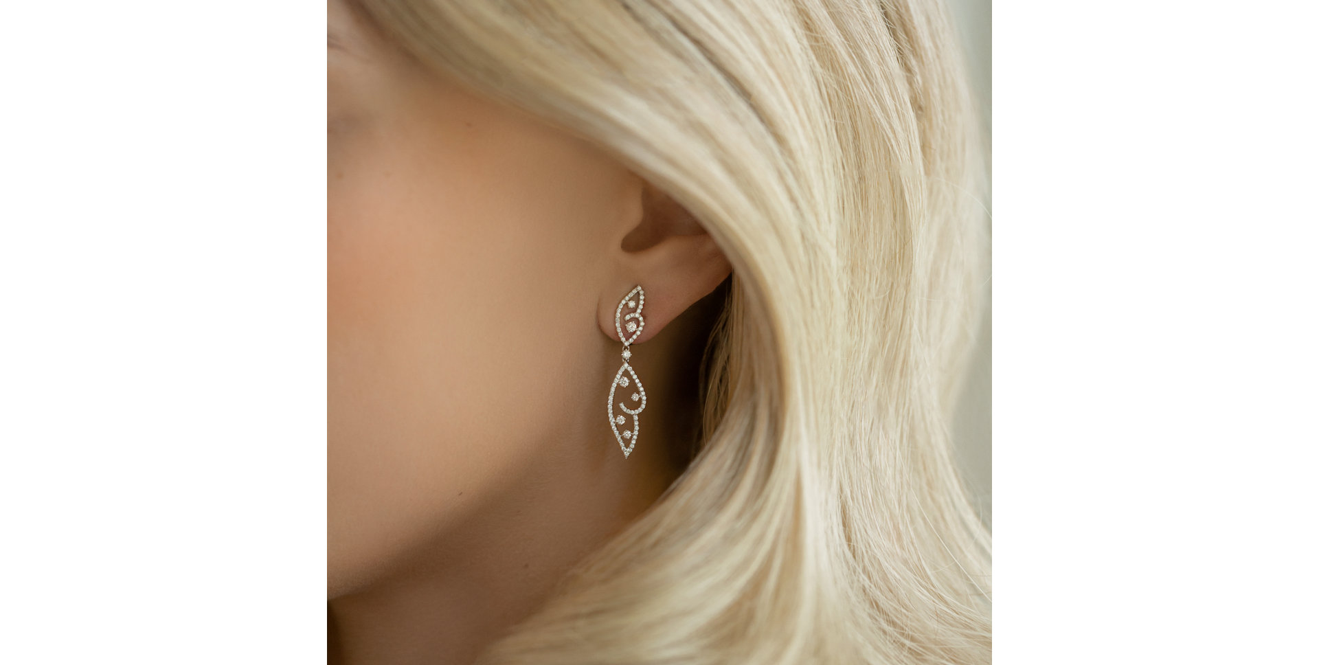 Náušnice s diamanty Shelagh