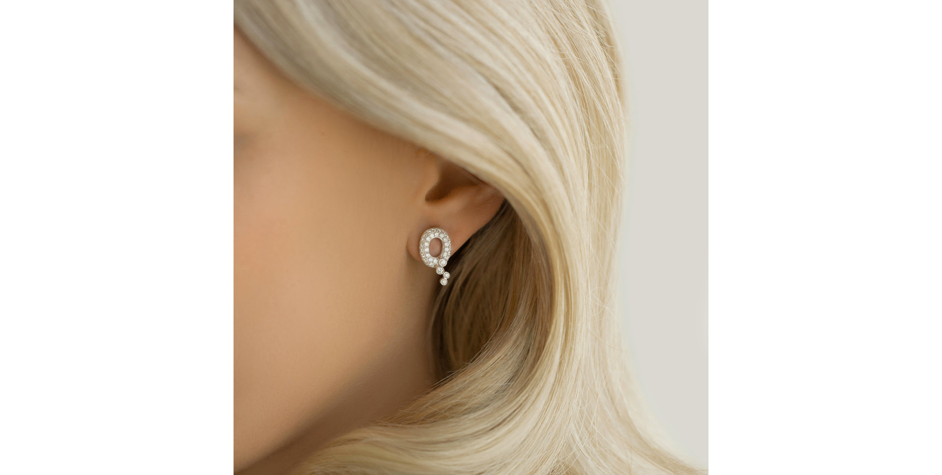 Náušnice s diamanty Chanelle