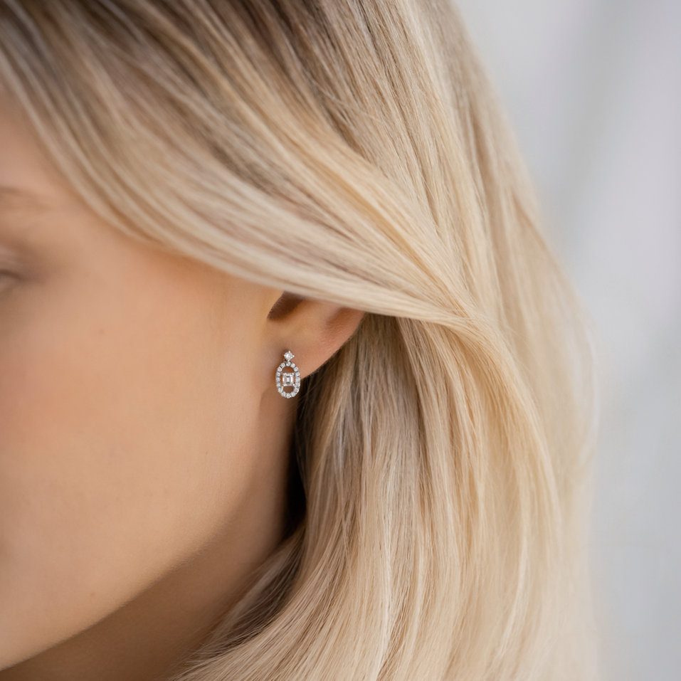 Náušnice s diamanty Miracle Glance