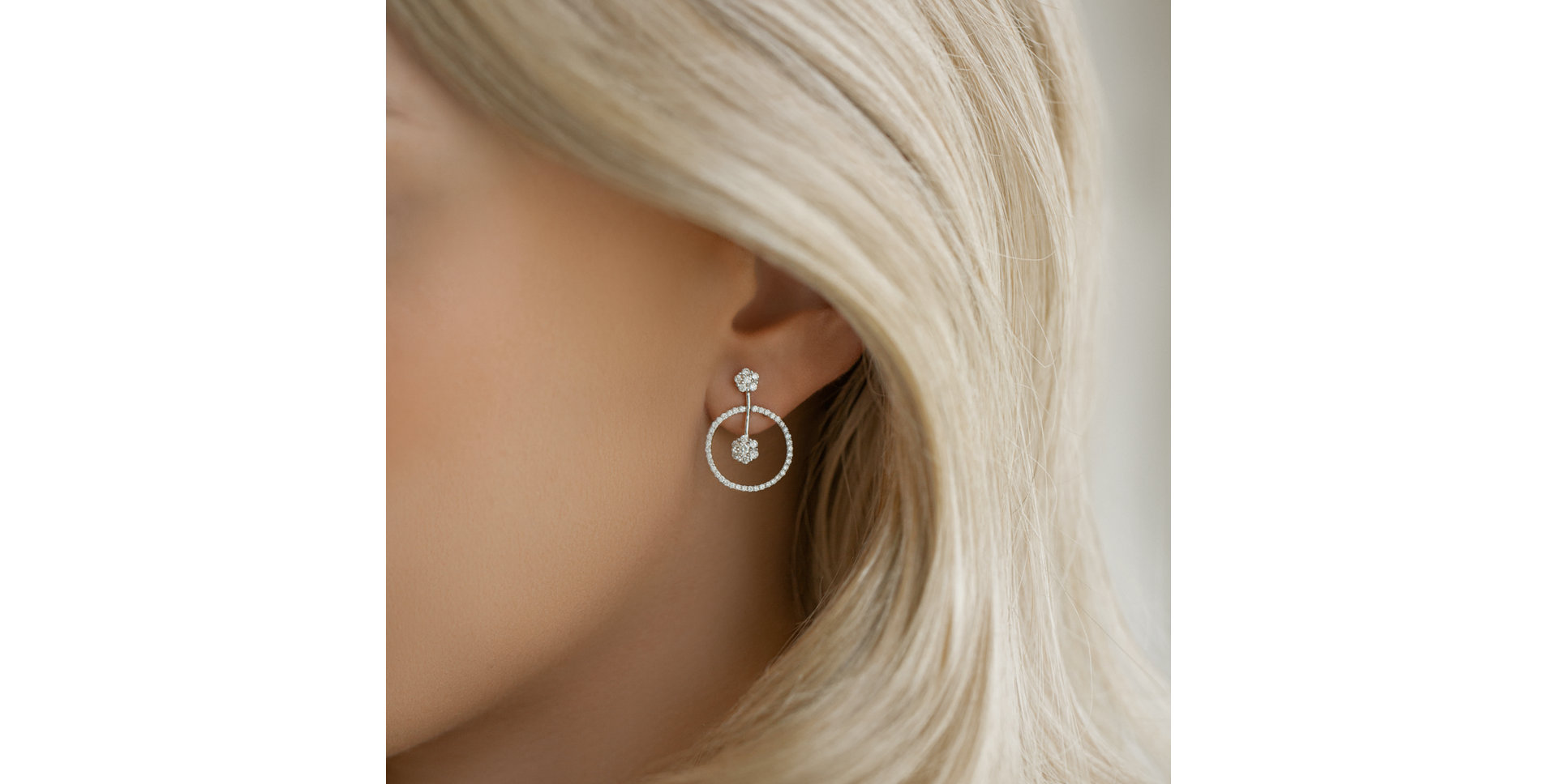 Náušnice s diamanty Samina