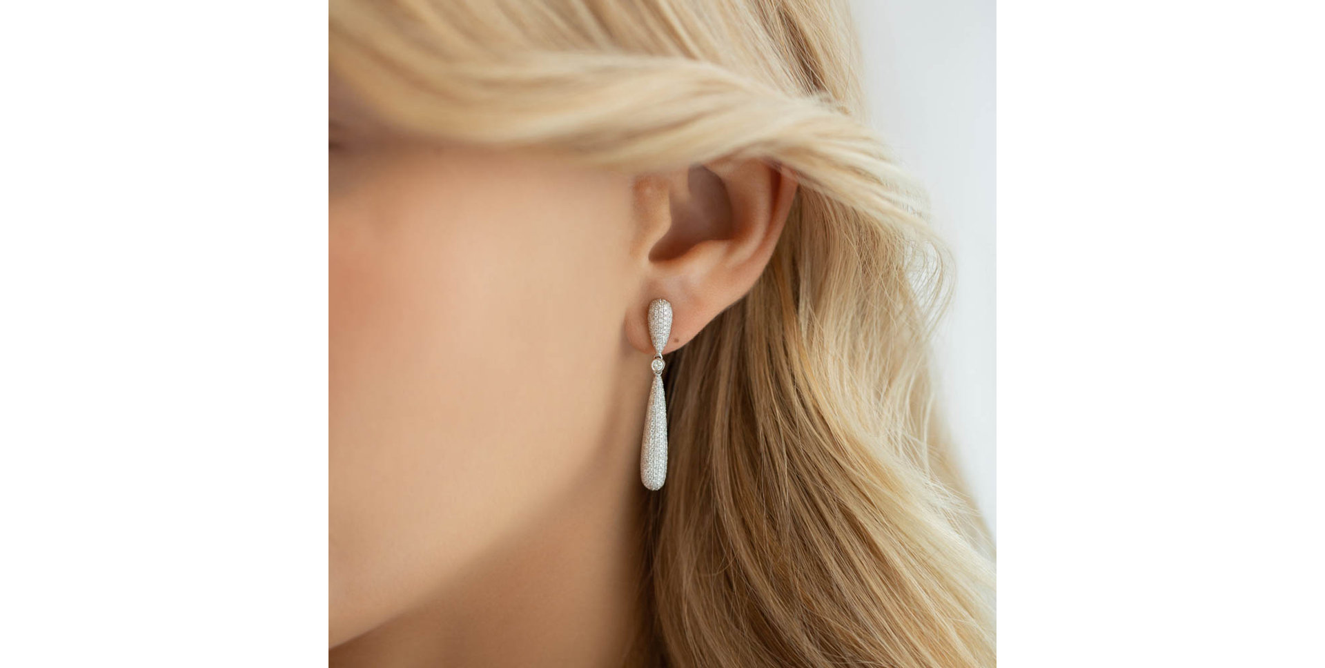 Náušnice s diamanty Starry Sky