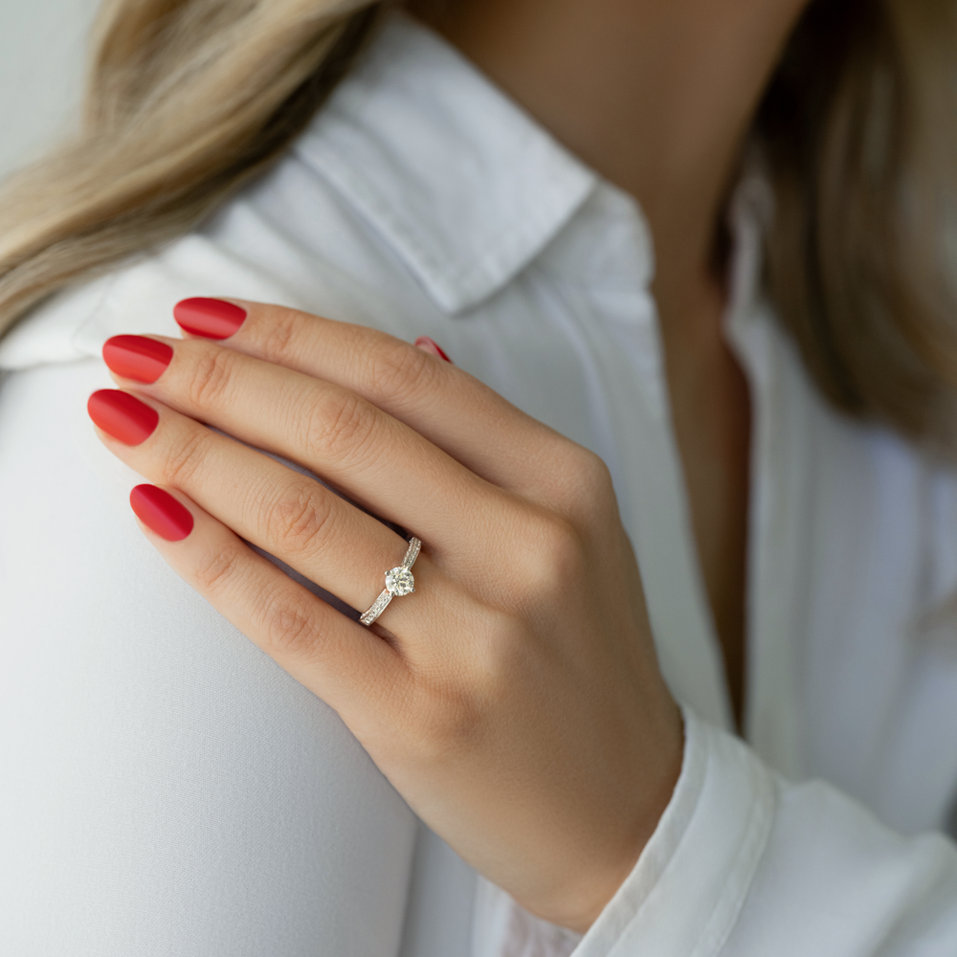 Prsten s diamanty Sicilia