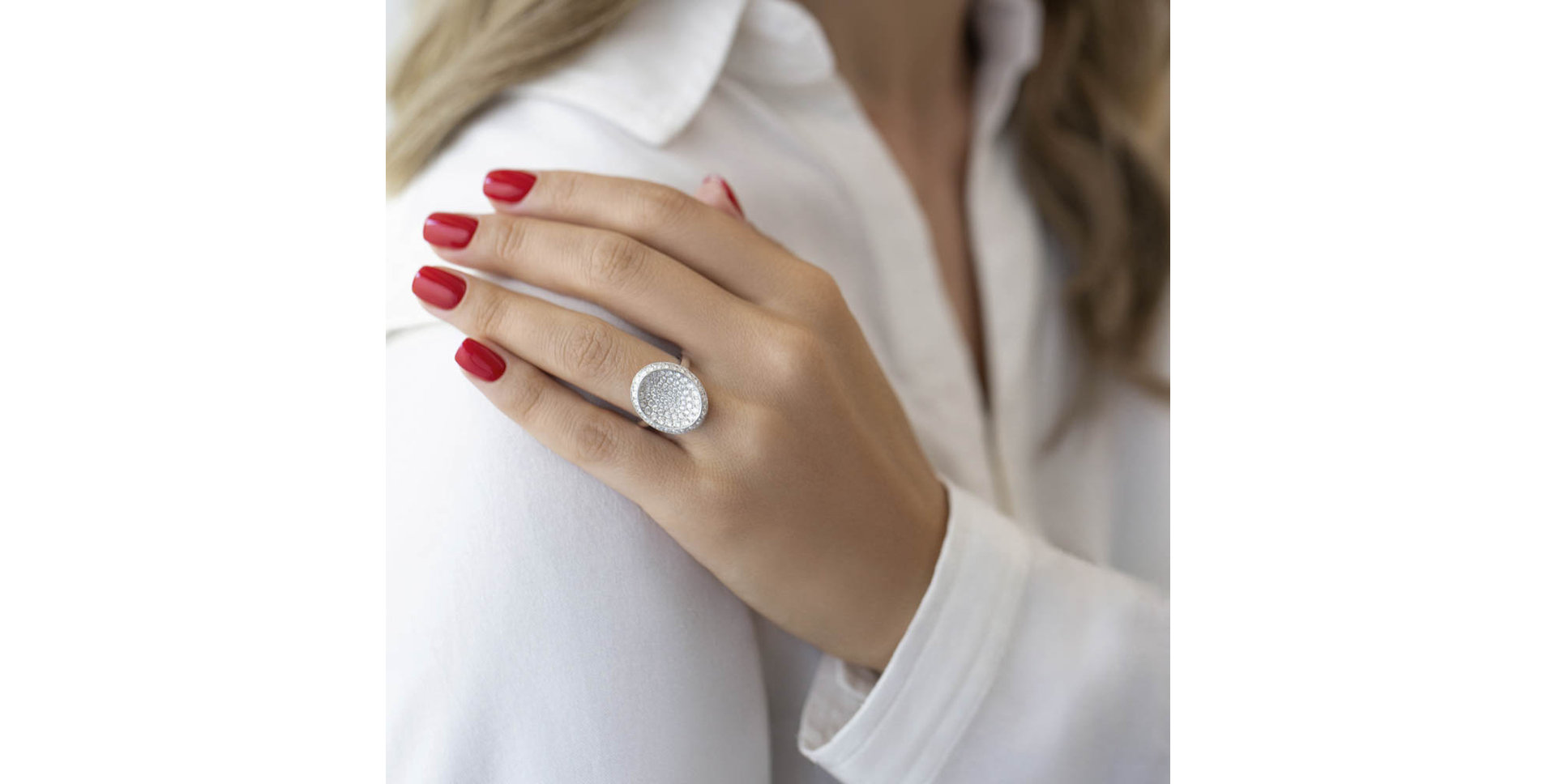 Prsten s diamanty Stellar Night