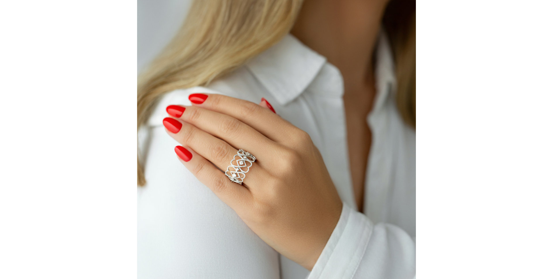 Prsten s diamanty Madam Romantic