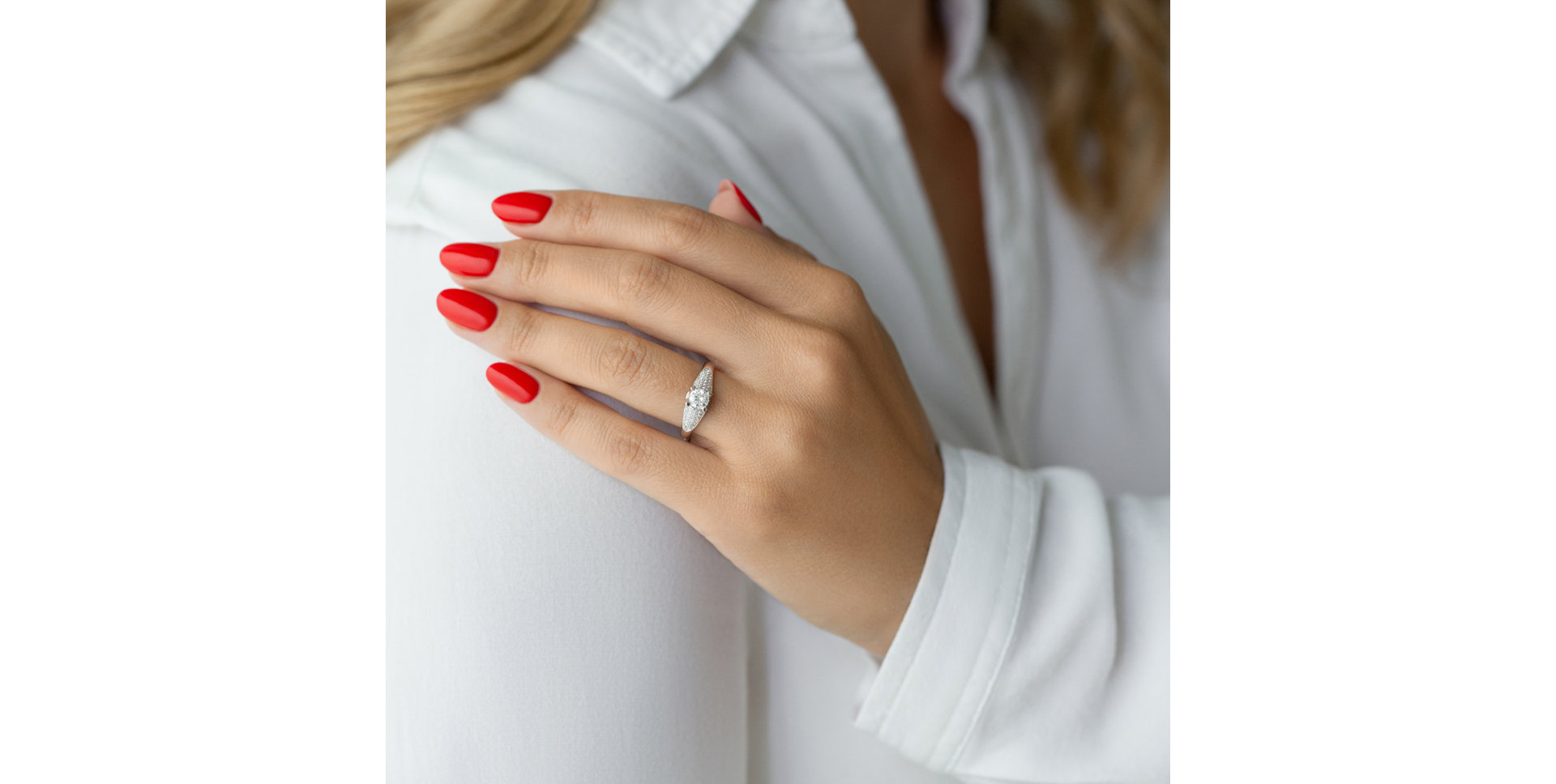 Prsten s diamanty Star Rain