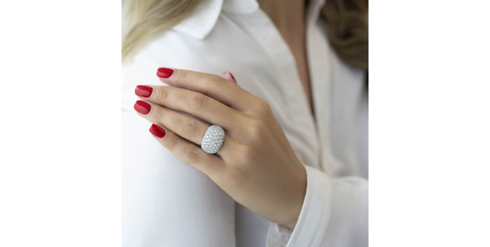 Prsten s diamanty Suprema