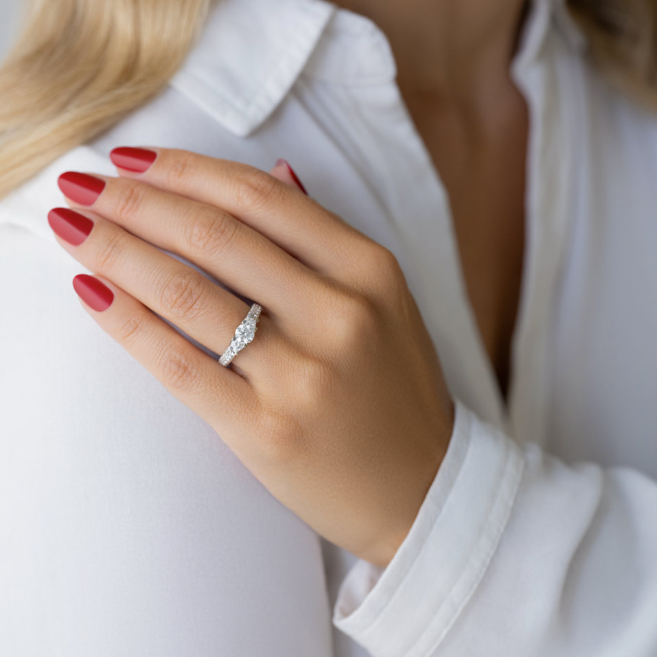 Prsten s diamanty Julia