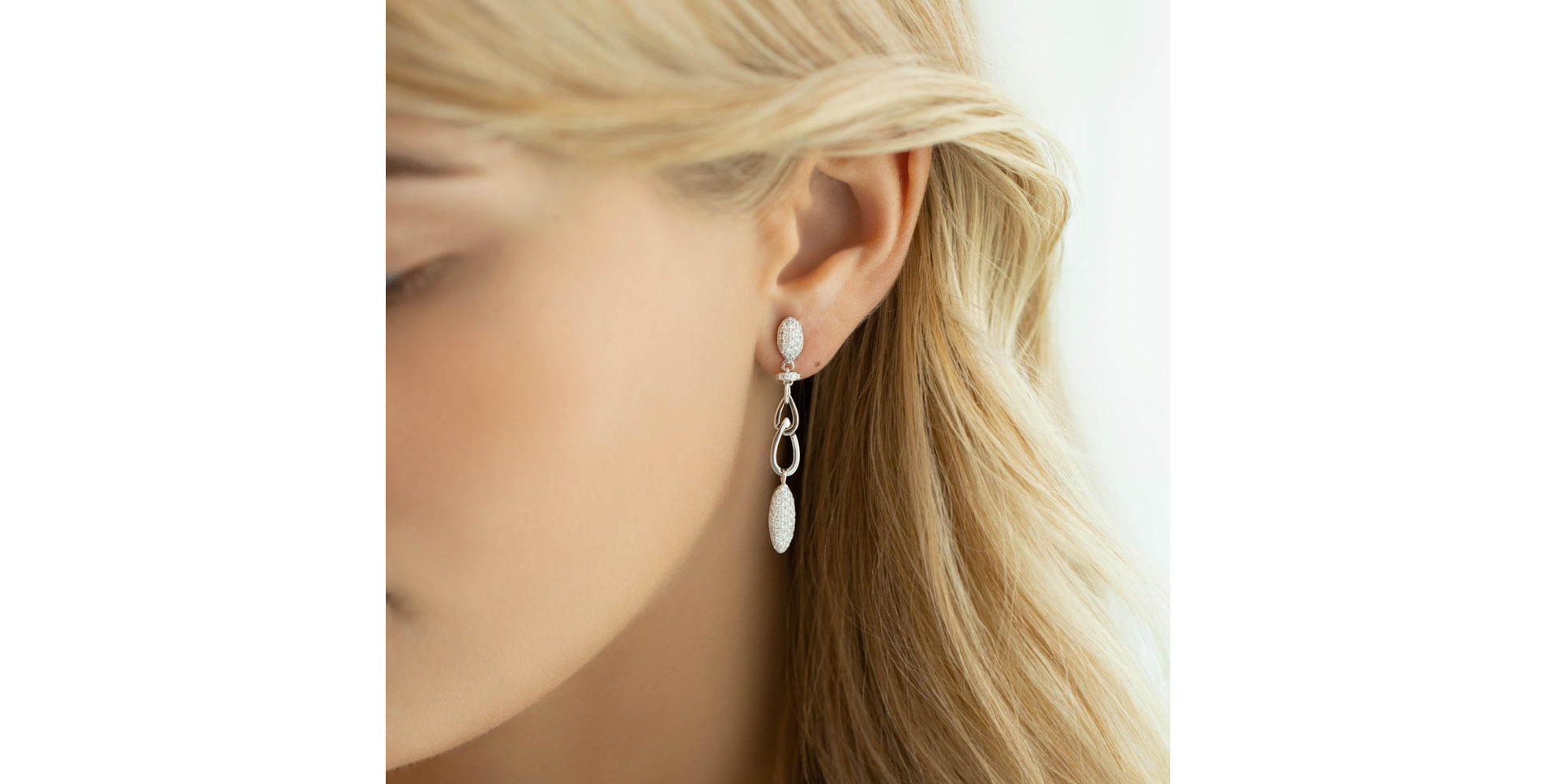 Náušnice s diamanty Christal