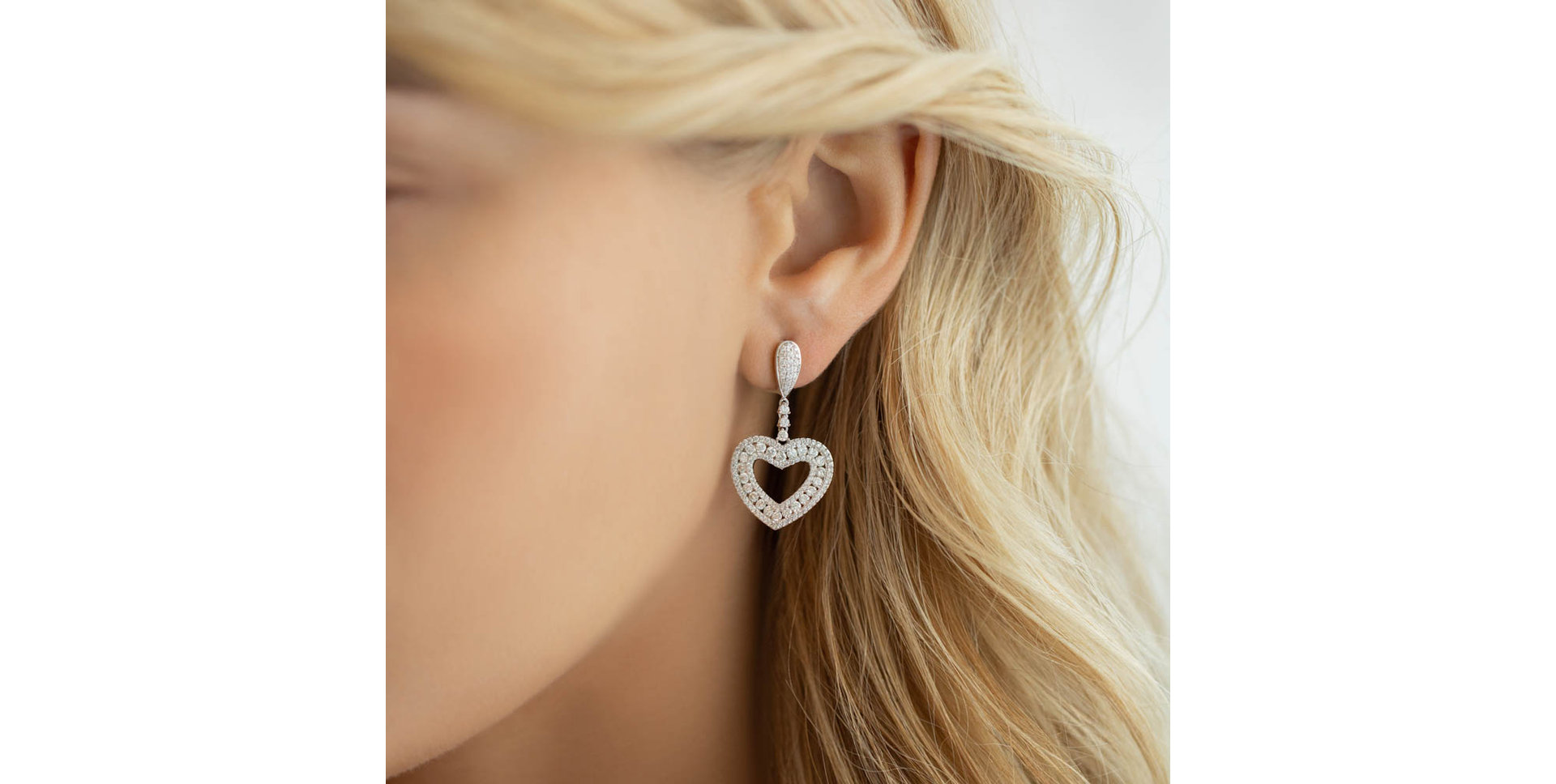 Náušnice s diamanty Fayth