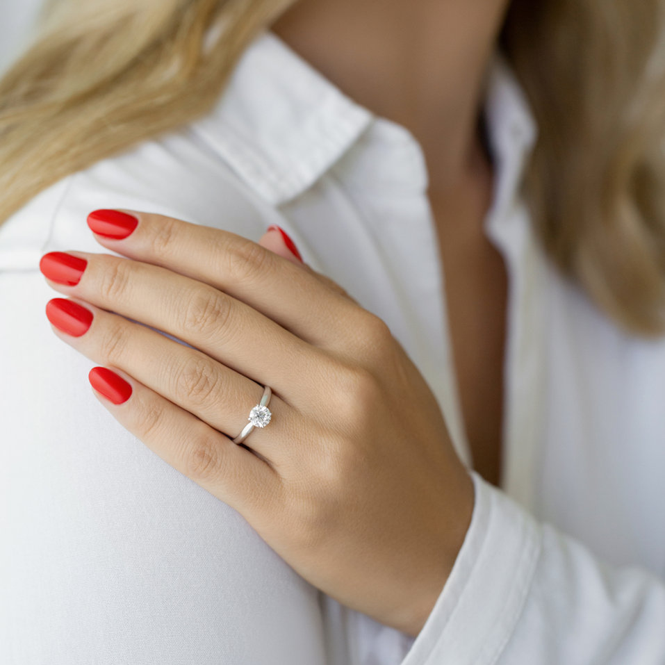 Prsten s diamantem One Love