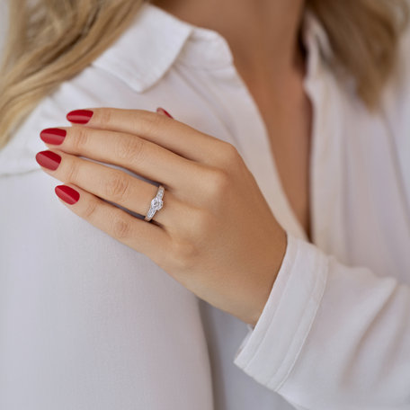 Prsten s diamanty Elegant Sweep