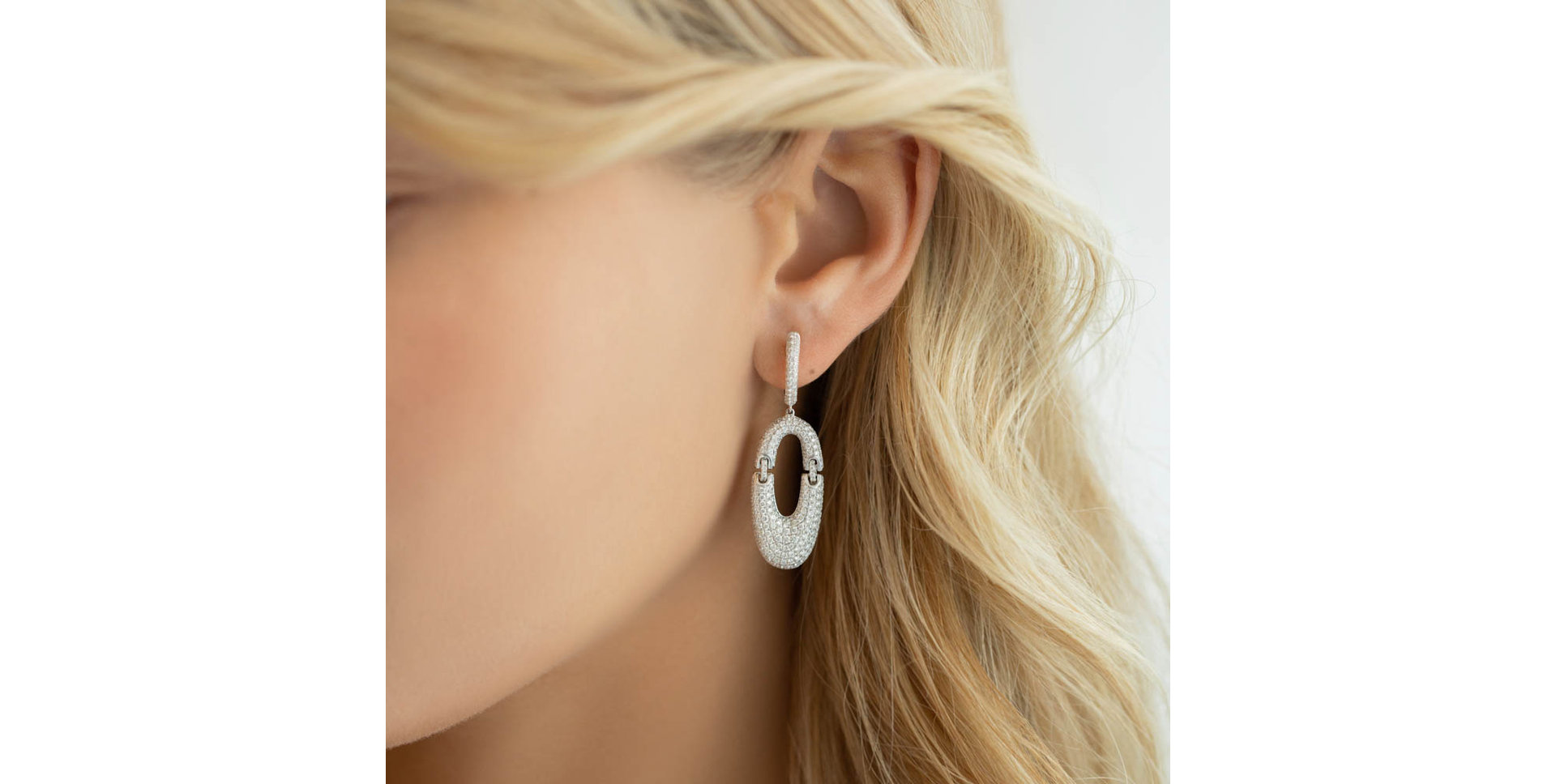 Náušnice s diamanty Weslee